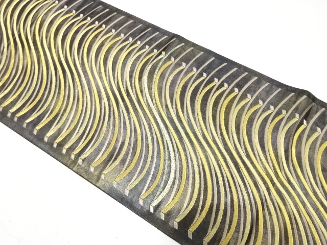 JAPANESE FUKURO OBI FOR FURISODE / WOVEN WAVE